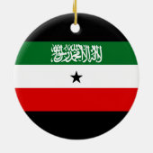 Somaliland Flag Keramik Ornament (Hinten)