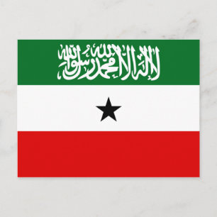 Somaliland Flag Postkarte