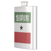 Somaliland-Flagge Flachmann (Links)