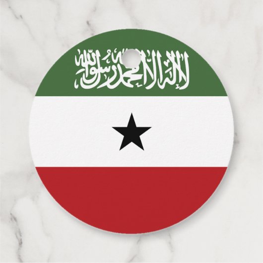 Somaliland-Flagge Geschenkanhänger (Rückseite)