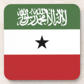 Somaliland-Flagge Getränkeuntersetzer (Vorderseite)