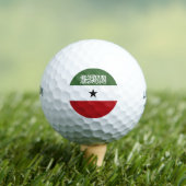 Somaliland-Flagge Golfball (Insitu T-Shirt)