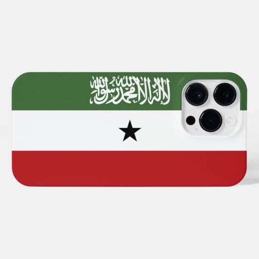Somaliland-Flagge iPhone Hülle (Rückseite (Horizontal))