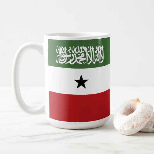 Somaliland-Flagge Kaffeetasse (Mit Donut)