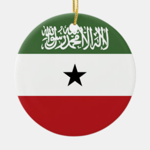 Somaliland-Flagge Keramik Ornament