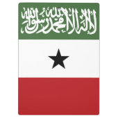 Somaliland-Flagge Klemmbrett (Rückseite)