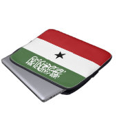 Somaliland-Flagge Laptopschutzhülle (Vorne Knopf)