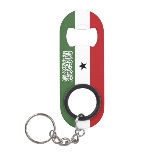 Somaliland-Flagge Mini Flaschenöffner (Vorderseite)