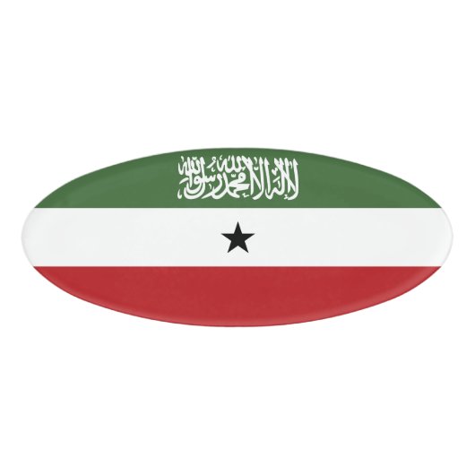 Somaliland-Flagge Namenschild (Vorderseite)