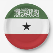 Somaliland-Flagge Pappteller (Vorderseite)
