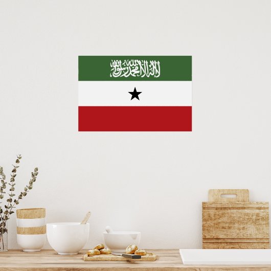 Somaliland-Flagge Poster (Küche)