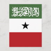 Somaliland-Flagge Postkarte (Vorderseite)