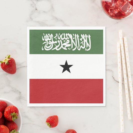 Somaliland-Flagge Serviette (Beispiel)