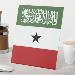 Somaliland-Flagge Sockelschild