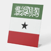 Somaliland-Flagge Sockelschild (Vorderseite)