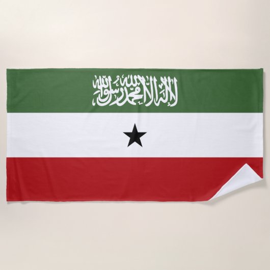 Somaliland-Flagge Strandtuch (Vorderseite)