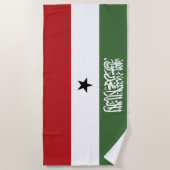 Somaliland-Flagge Strandtuch (Vorderseite)