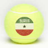 Somaliland-Flagge Tennisbälle (Rückseite)