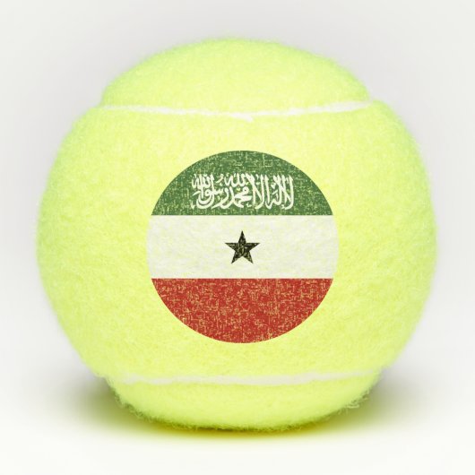 Somaliland-Flagge Tennisbälle (Vorderseite)