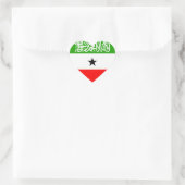 Somaliland Herz-Aufkleber (Tasche)