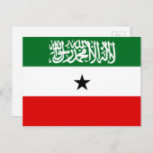Somaliland National World Flag Postkarte (Vorne/Hinten)