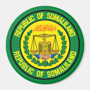 Somaliland Round Emblem Magnet