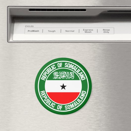 Somaliland Round Emblem Magnet (In Situ (Geschirrspüler))