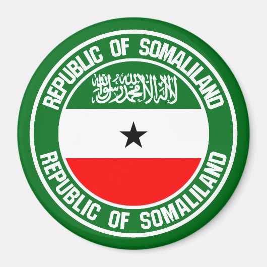 Somaliland Round Emblem Magnet (Vorne)