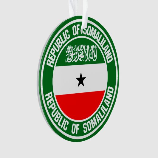 Somaliland Round Emblem Ornament (Vorderseite)