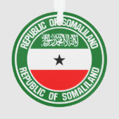 Somaliland Round Emblem Ornament (Rückseite)