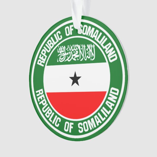 Somaliland Round Emblem Ornament (Vorderseite)