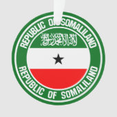 Somaliland Round Emblem Ornament (Vorderseite)