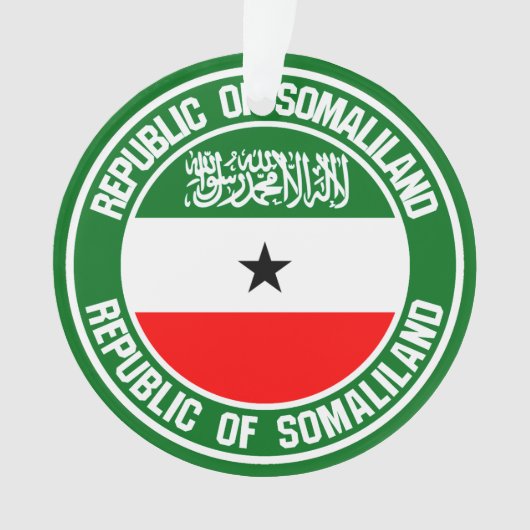 Somaliland Round Emblem Ornament (Vorderseite)