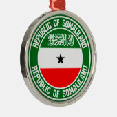 Somaliland Round Emblem Ornament Aus Metall (Rechts)