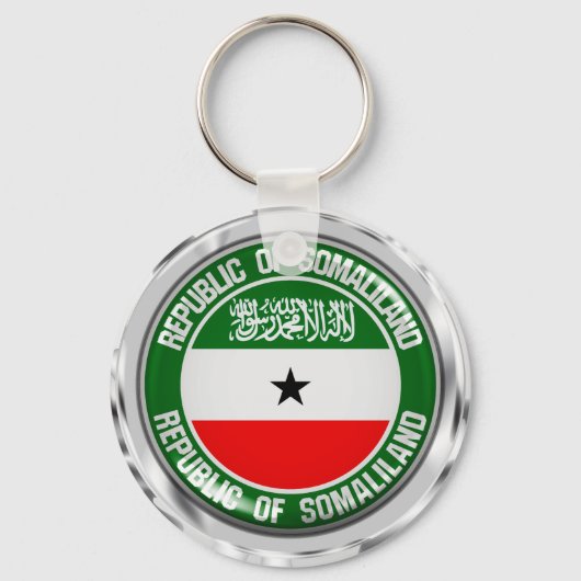Somaliland Round Emblem Schlüsselanhänger (Vorderseite)