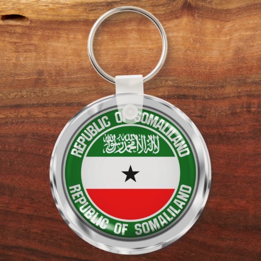 Somaliland Round Emblem Schlüsselanhänger (Vorderseite)