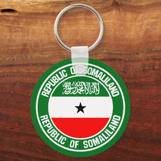 Somaliland Round Emblem Schlüsselanhänger (Vorderseite)