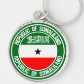 Somaliland Round Emblem Schlüsselanhänger (Vorne)