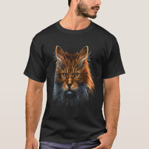 Somalisch  Farbige Grafik Katze Vater Mutter Männe T-Shirt