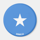 Somalische Flagge Charming Patriotic Magnet (Vorne)
