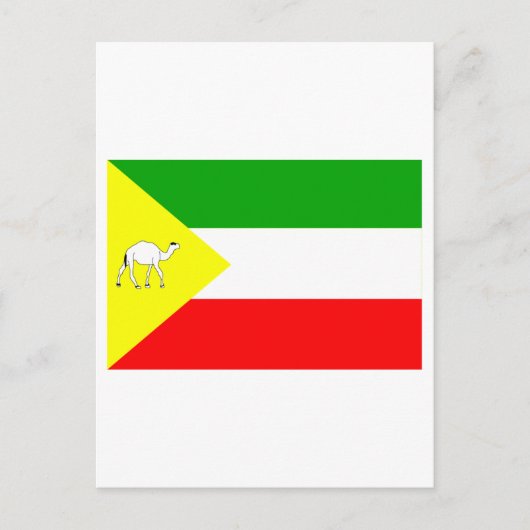 somalische Flagge Postkarte (Vorderseite)