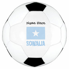 Somalische Flagge Schwarze Personalisierung Fußball