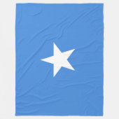 Somalische Flagge (Somalia) Fleecedecke (Vorderseite)