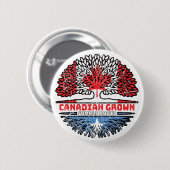Somalische kanadische Treueflagge Button (Vorne & Hinten)