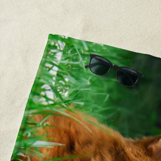 Somalische Katzen-sibirischer Strandtuch (Beispiel)