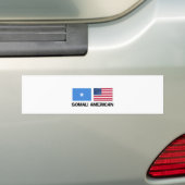 Somalischer Amerikaner Autoaufkleber (Auf Auto)