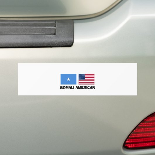 Somalischer Amerikaner Autoaufkleber (Auf Auto)