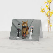 Somalischer Katzen-Tag der toten Karte (Gelbe Blume)