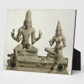 Somaskanda, Chola, Tamil Nadu (Bronze) Fotoplatte (Seite)