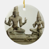 Somaskanda, Chola, Tamil Nadu (Bronze) Keramik Ornament (Hinten)